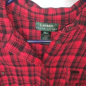 Ralp Lauren flannel button up